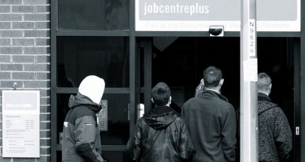 Jobcentre queue